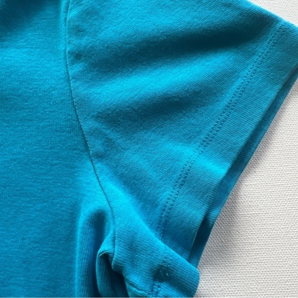 EUC Anne‎ Klein Women's Short Sleeve Blue Size Large 🔥🏌️ (R) - Picture 4 of 7